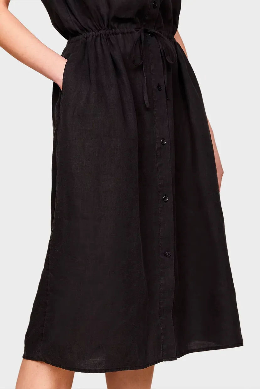 Koʻylak LINEN SS MIDI SHIRT DRESS 3