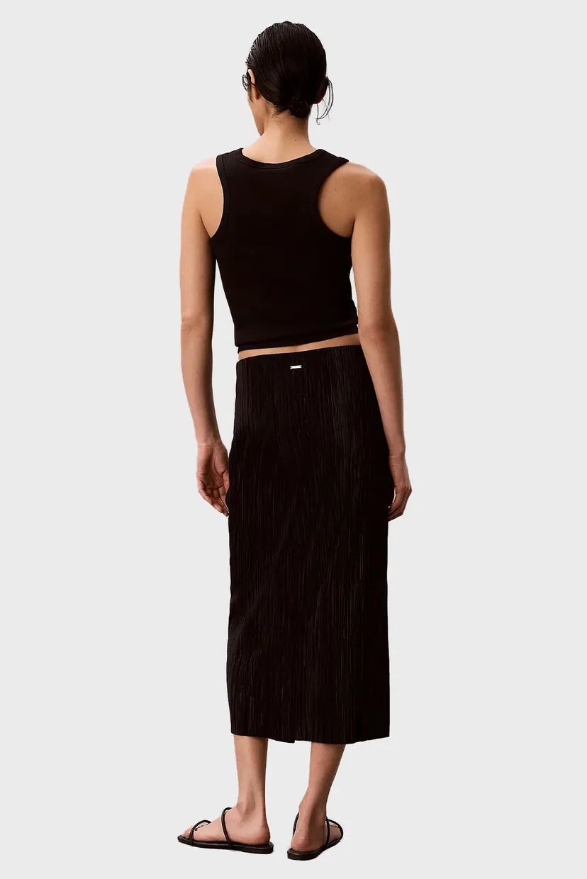 Юбка PLISSE BIAS SEAM MIDI SKIRT 4