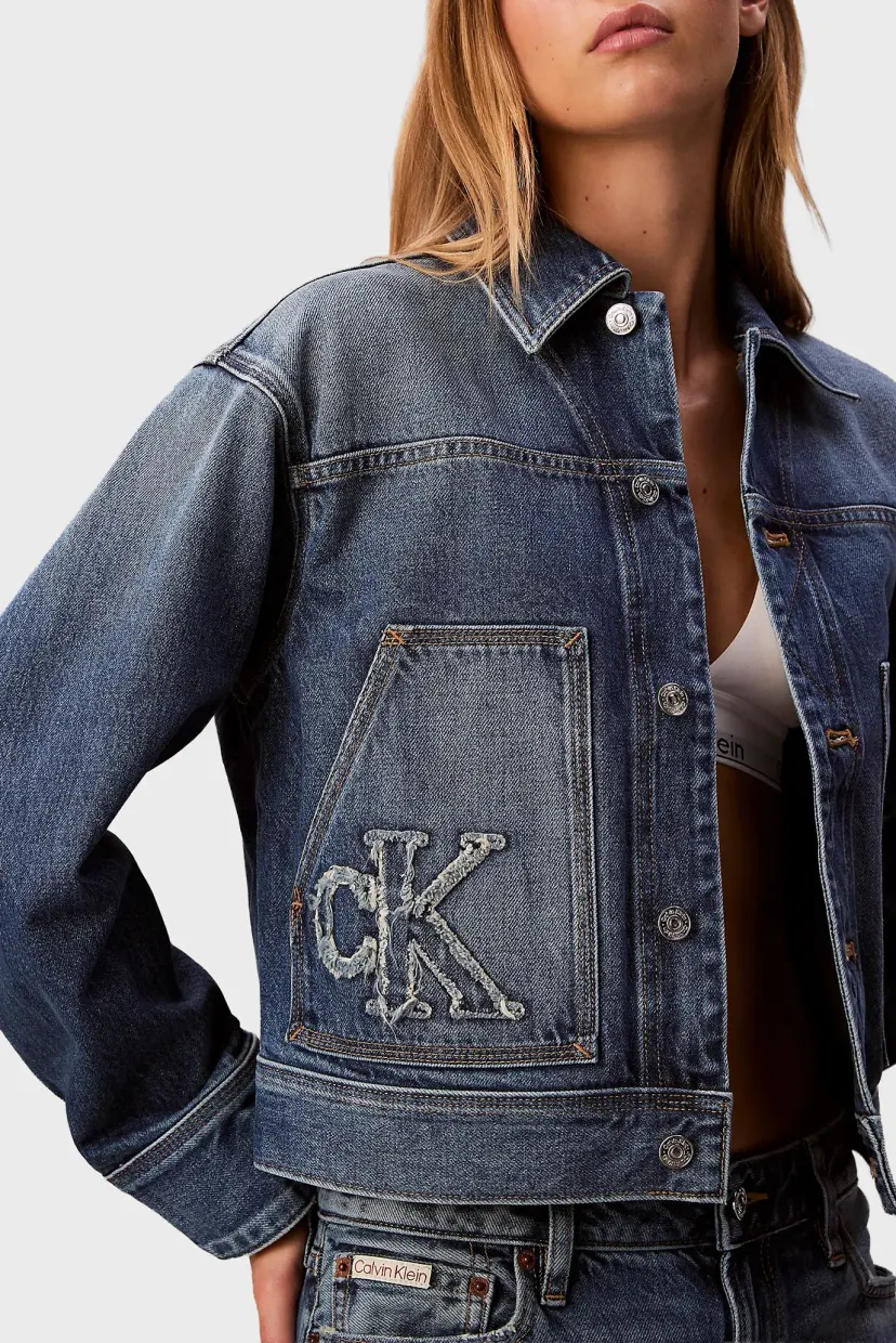 Jins kurtka/WORKWEAR JACKET CK SANDED BLUE 4