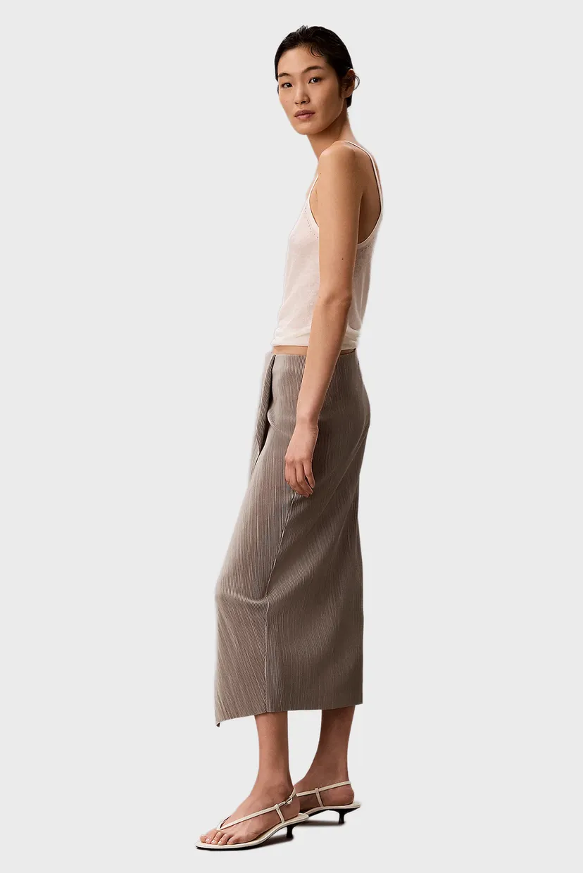 Юбка PLISSE BIAS SEAM MIDI SKIRT 3