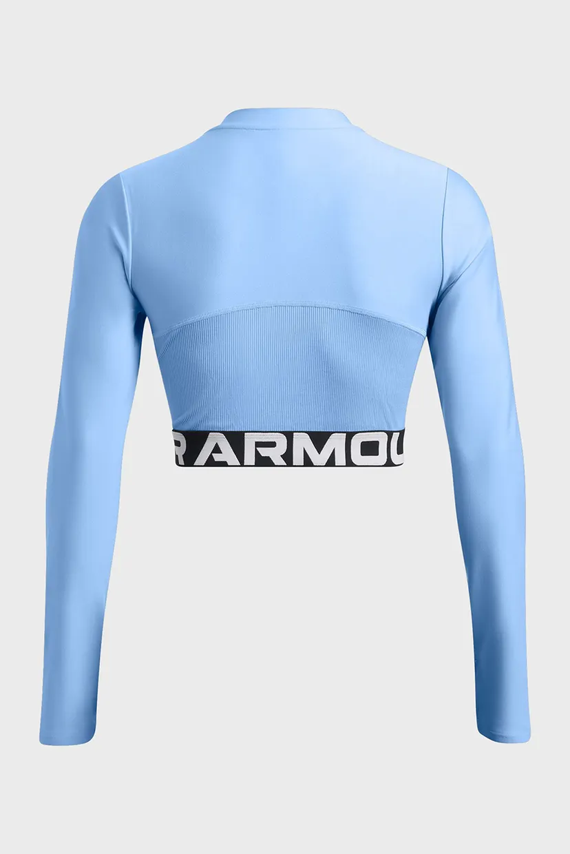 Uzun yengli futbolka HeatGear Rib 1 4 Zip LS 4