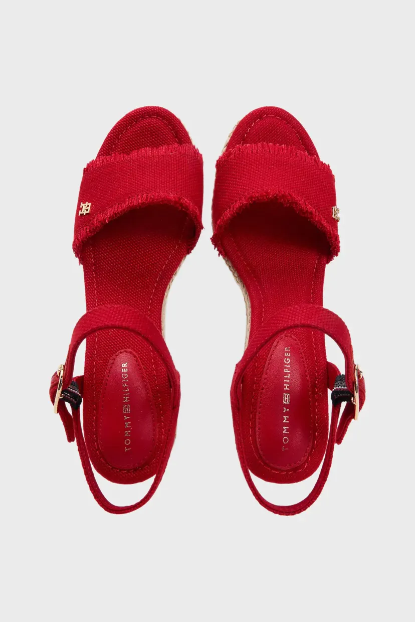 Босоножки/MID WOVEN WEDGE ESPAD FRINGE 4