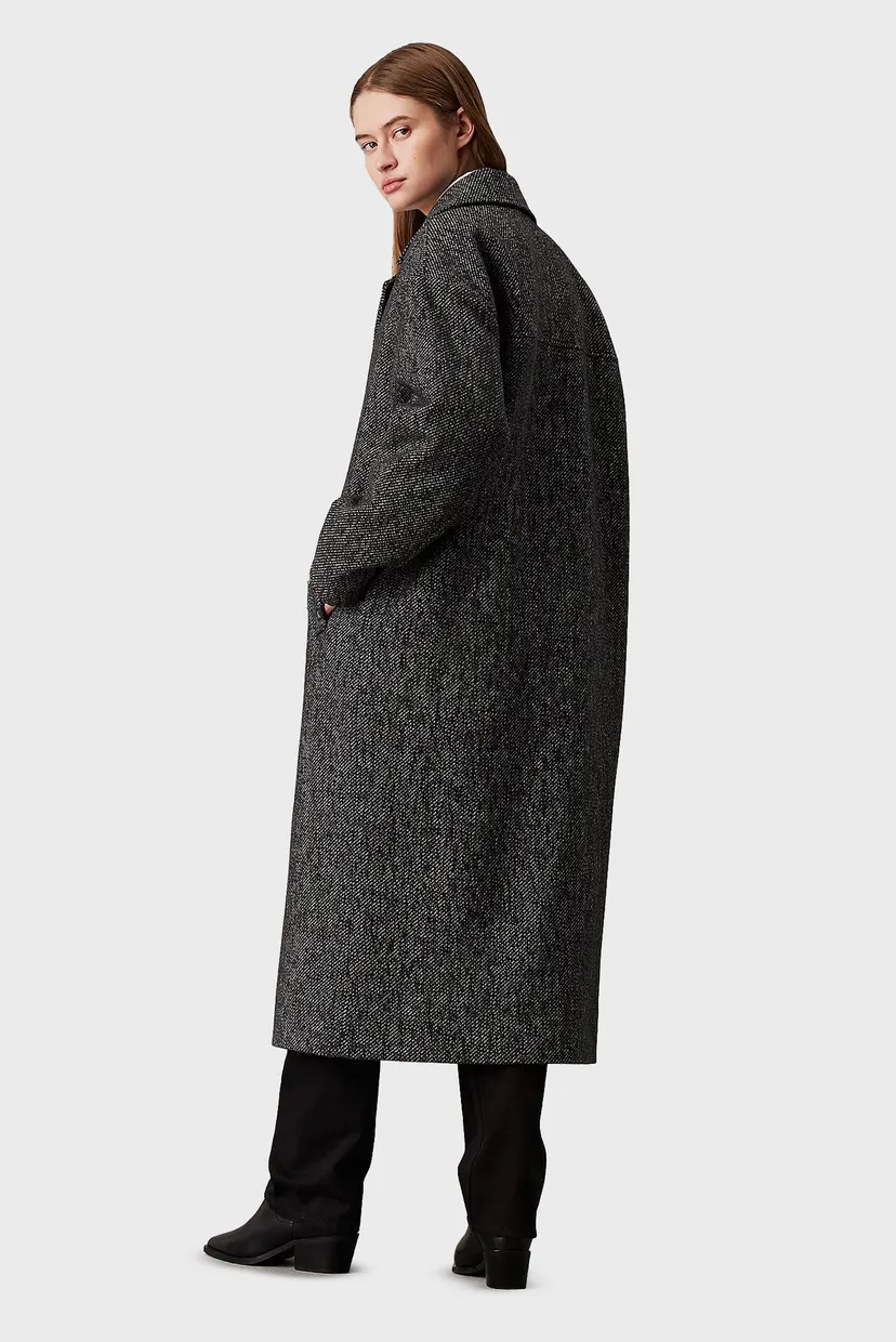 Palto MELANGE LONG WOOL COAT 3