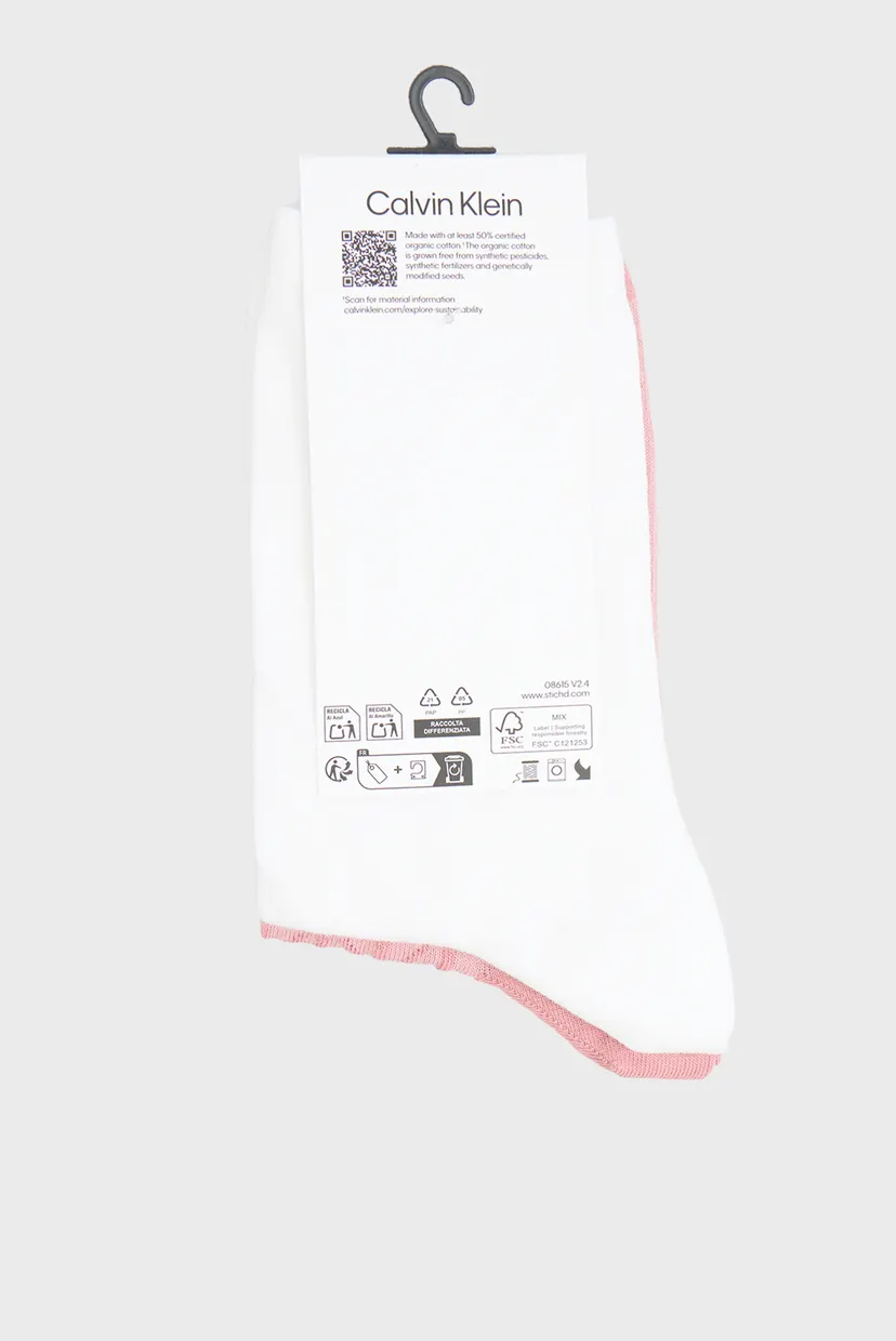 Paypoq/CK WOMEN SOCK 2P EMBLEM AOP 3