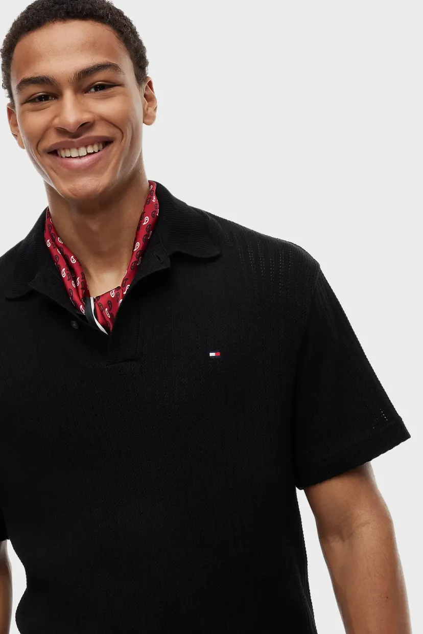 Поло/OPEN KNIT RELAXED FIT POLO 4