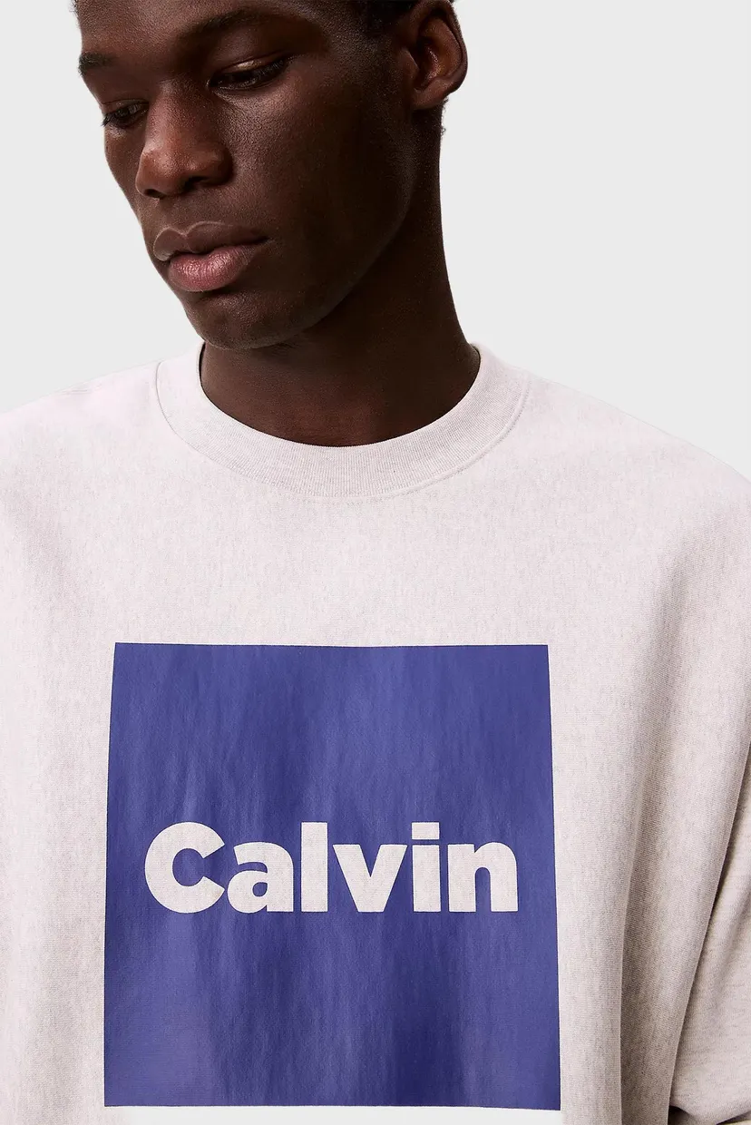 Svitshot/LS PREMIUM FLEECE CALVIN BOX GRA 4