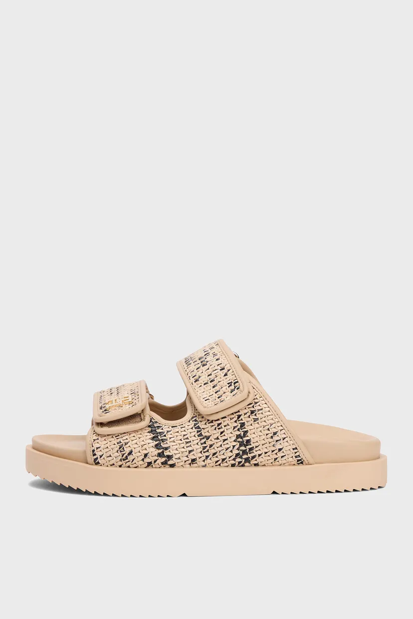 Сандалии/DOUBLE STRAP RAFFIA SANDAL 3