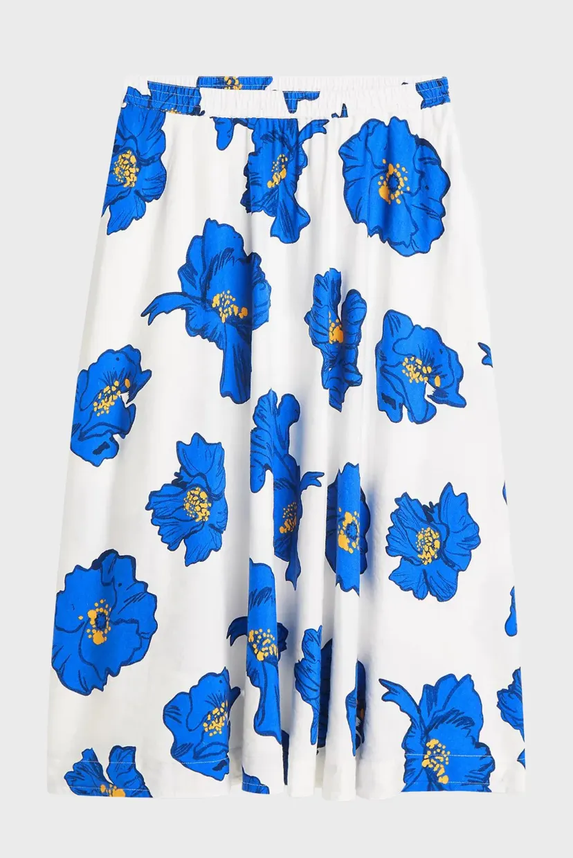 Yubka/VIS/LINEN VOLUME MIDI SKIRT 5