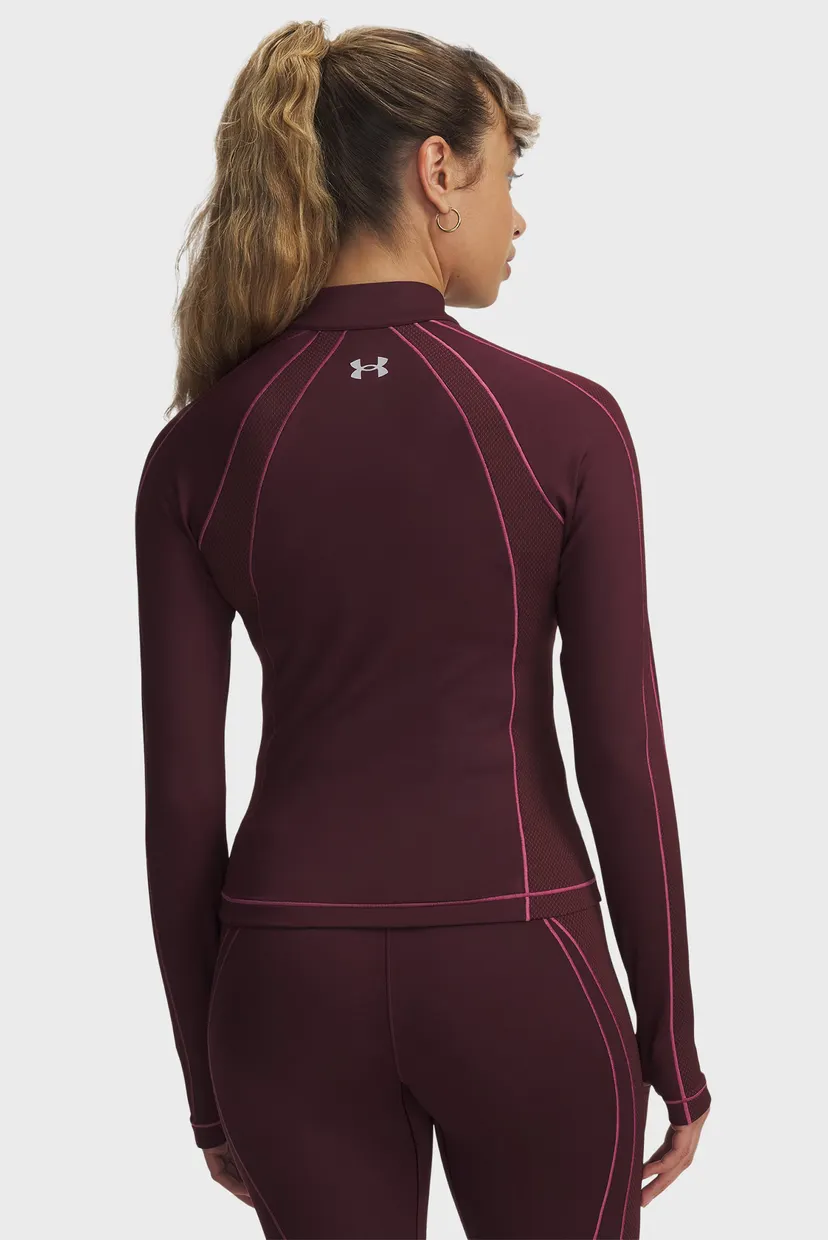 Uzun yengli futbolka UA ColdGear Textured 1 2 Zip 3