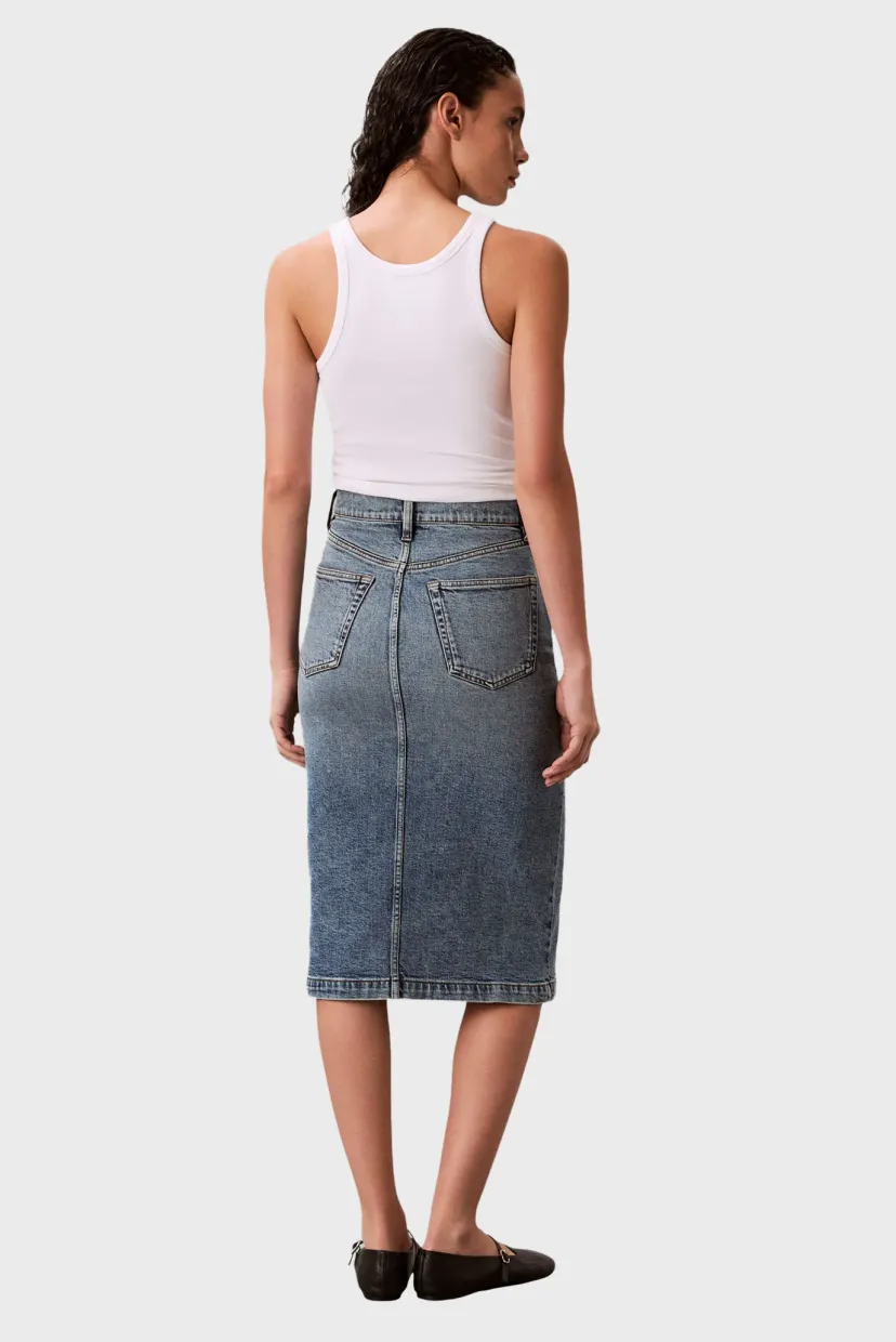 Yubka/DENIM ZIP FRONT SKIRT VINTAGE RO 4