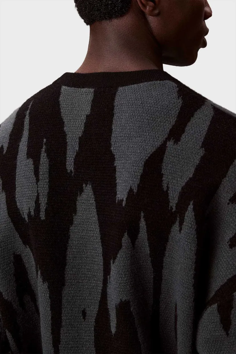 Sviter LS ABSTRACT JACQUARD CRWNK SWTR 5