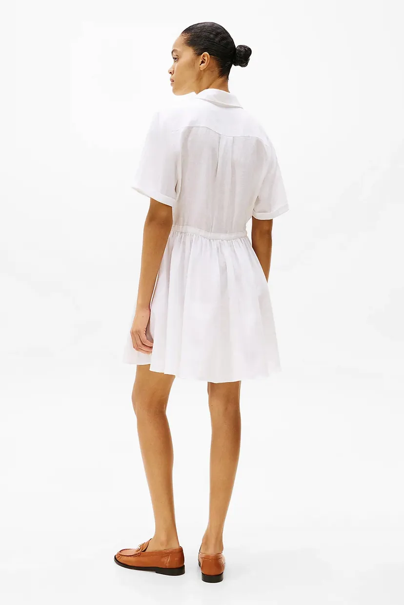 Koʻylak ESS LINEN S S SHORT DRESS 4