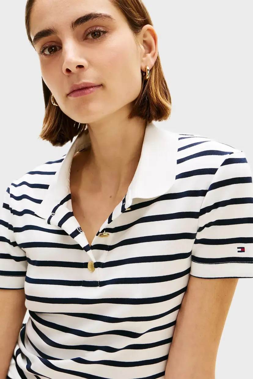 Polo/GOLD BUTTON SLIM SS POLO 4