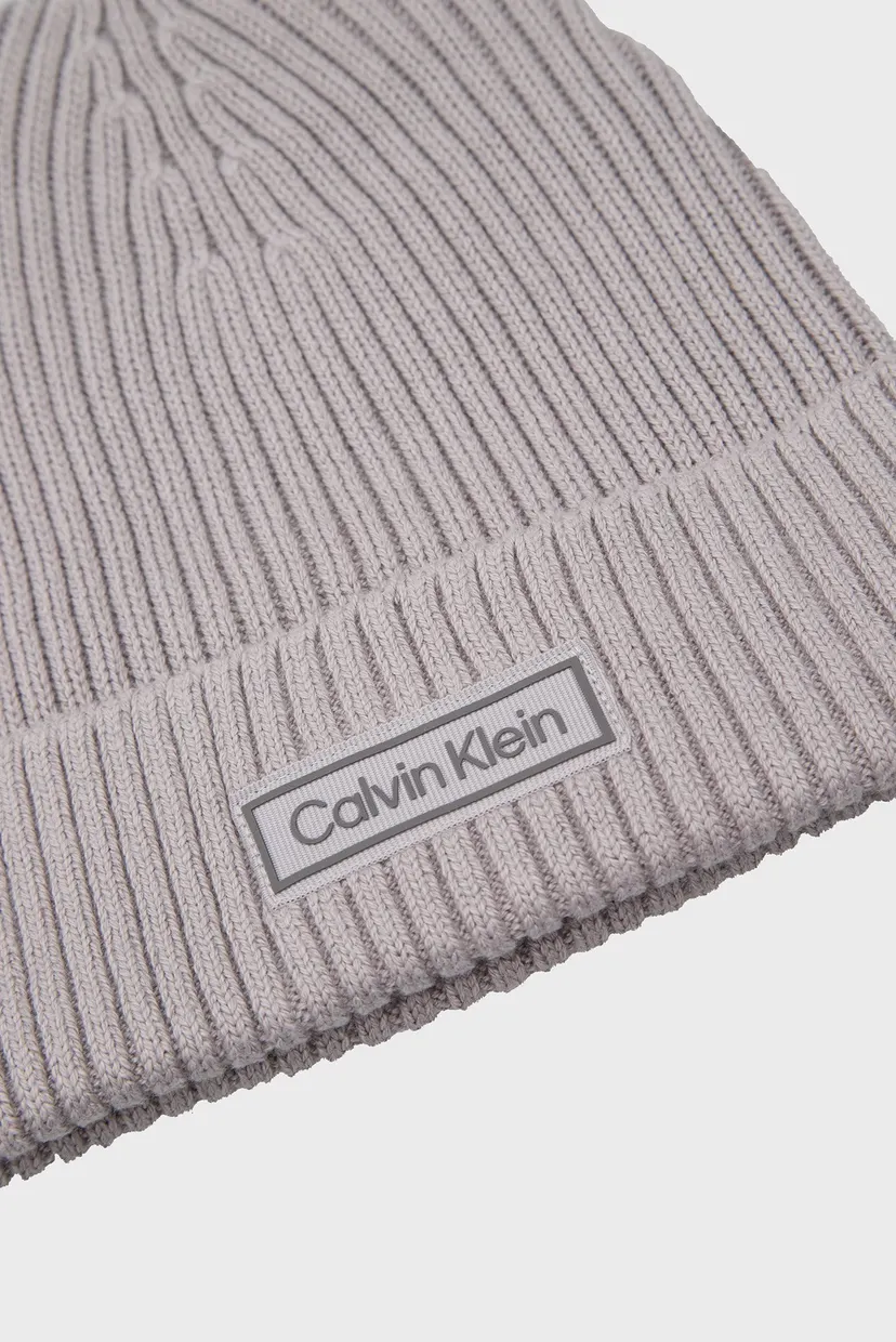 Shapka/PATCH CHUNKY RIB COTTON BEANIE 3