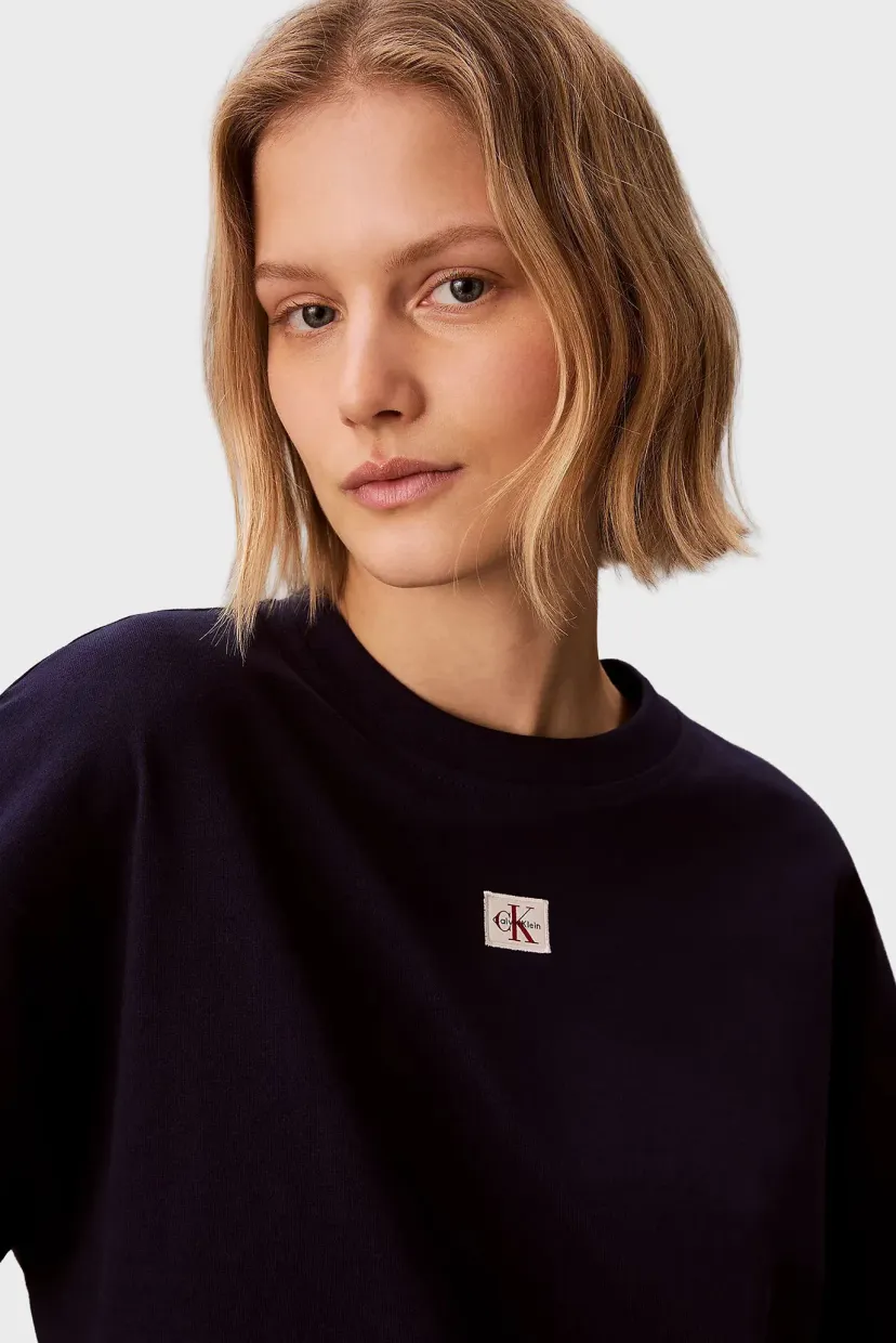 Футболка/SS WOVEN LABEL OVERSIZED TEE 4