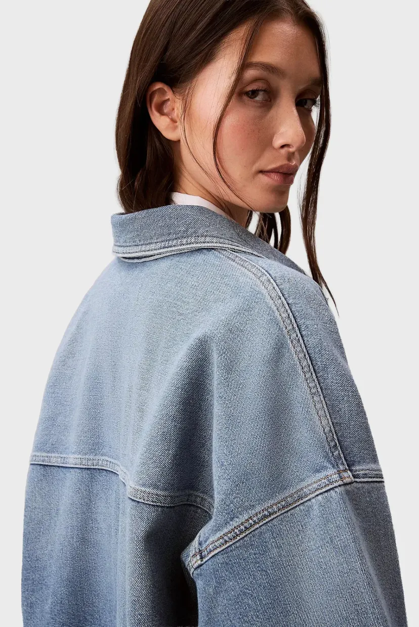 Рубашка/DENIM BOYFRIEND SHIRT OVERNIGHT 5