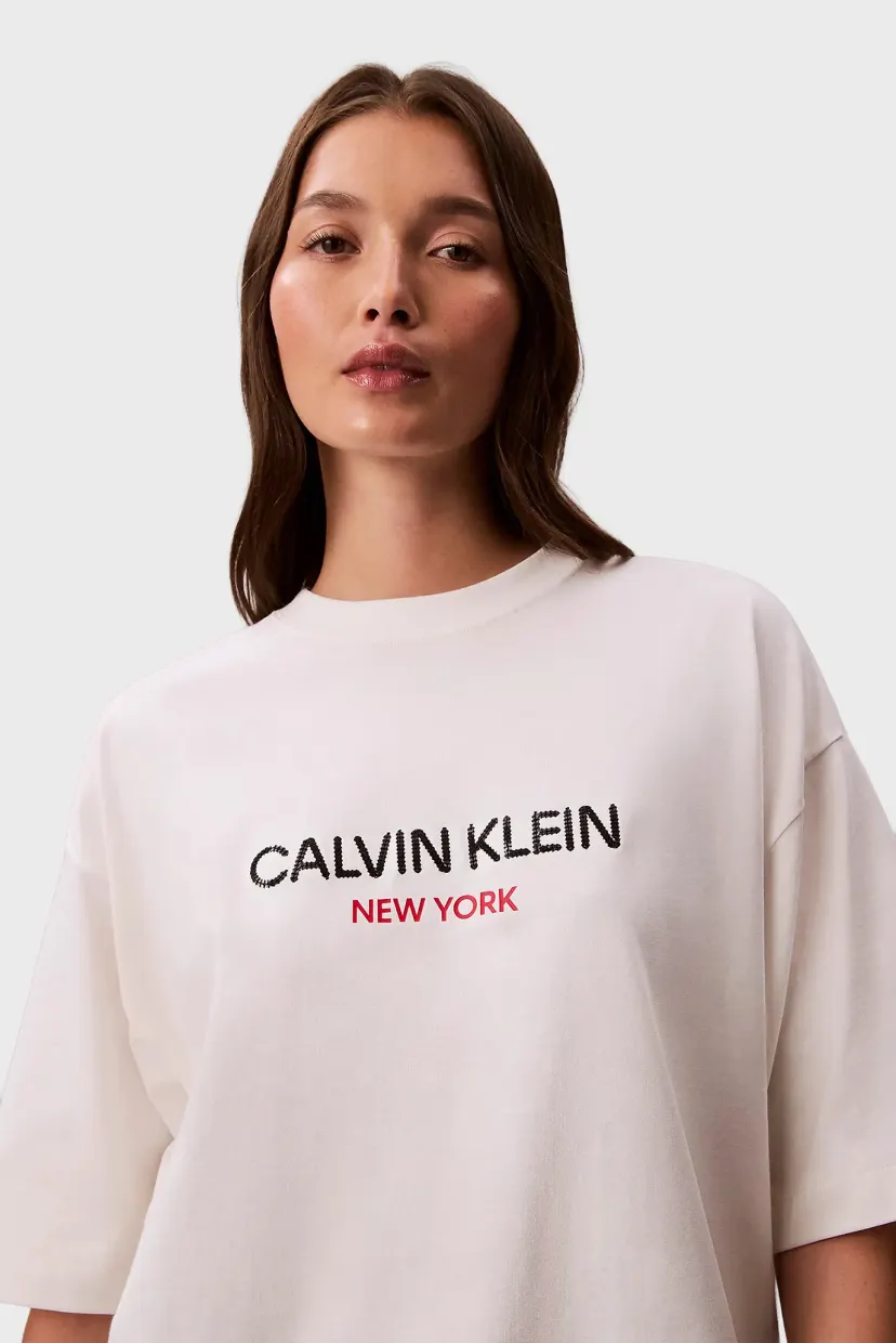 Futbolka SS RELAXED SEQUIN LOGO TEE 6