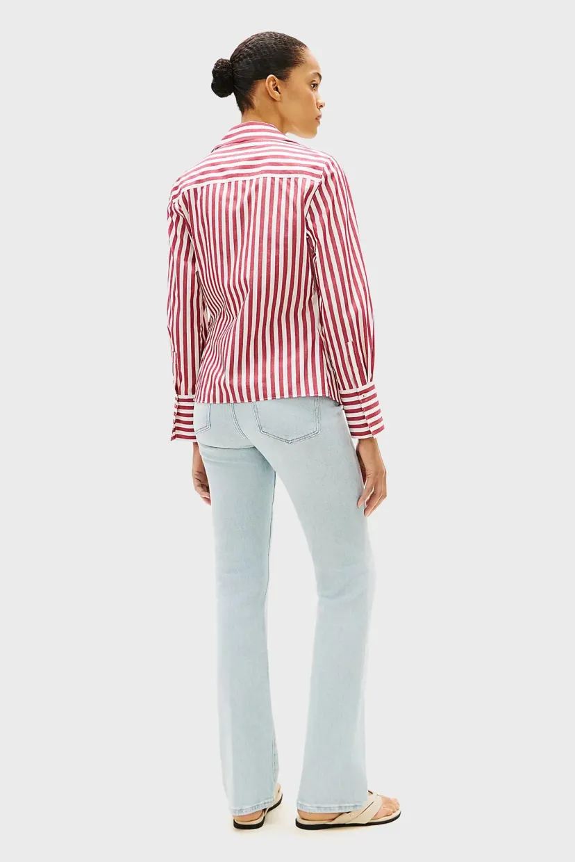 Ko'ylak/POPLIN KNOT BLOUSE WITH LS 3