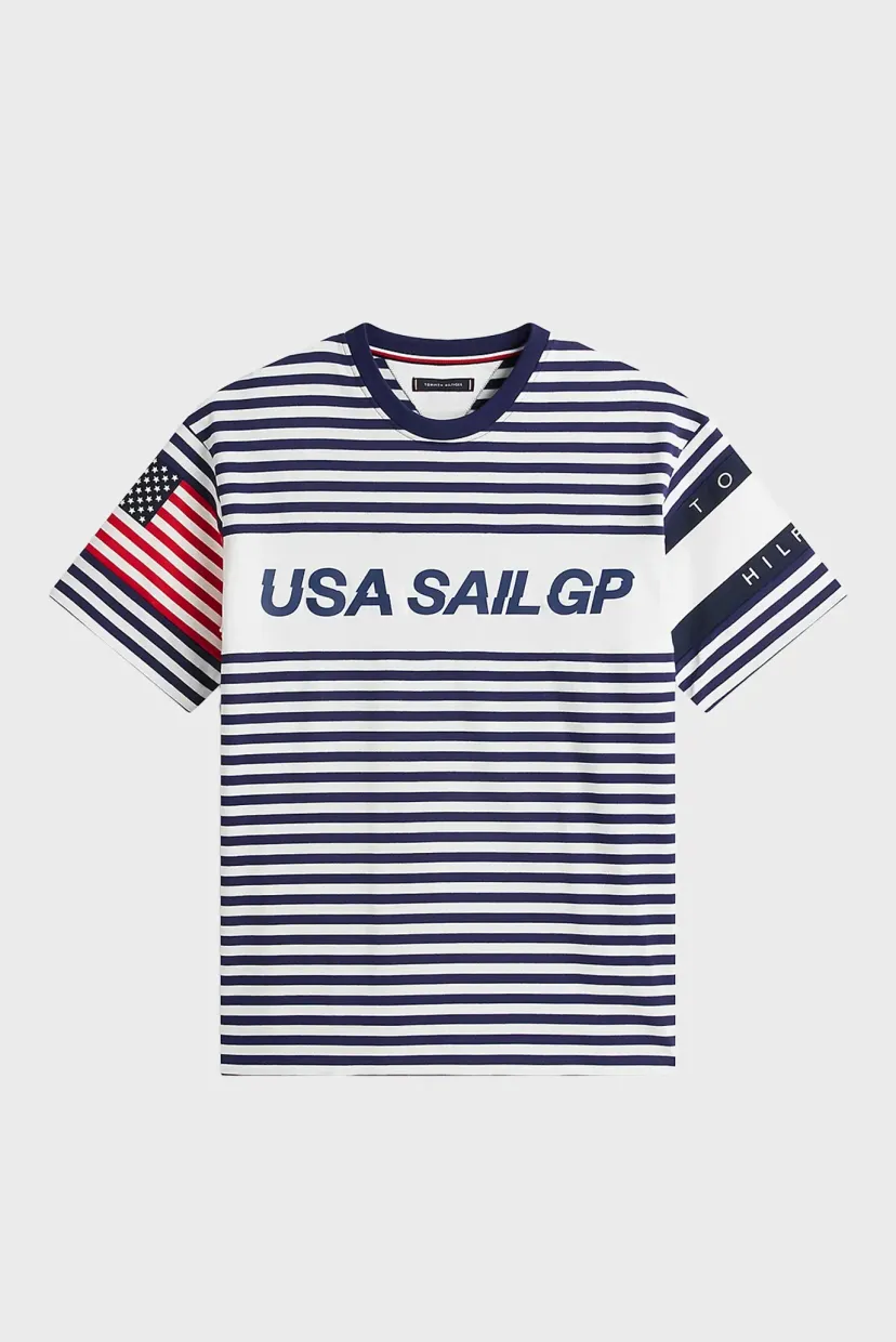 Футболка US SAILGP MARINE STRIPE TEE 7