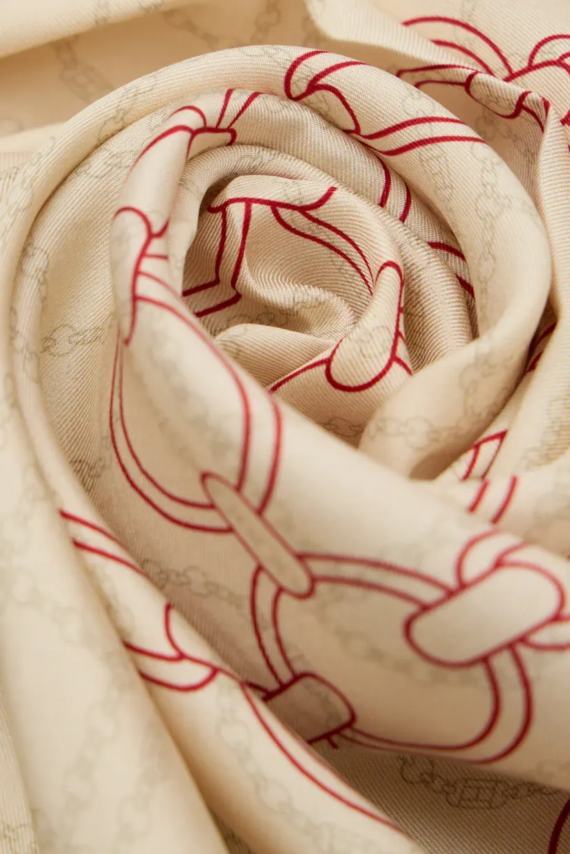 Sharf CHAIN SILK LARGE SCARF 3