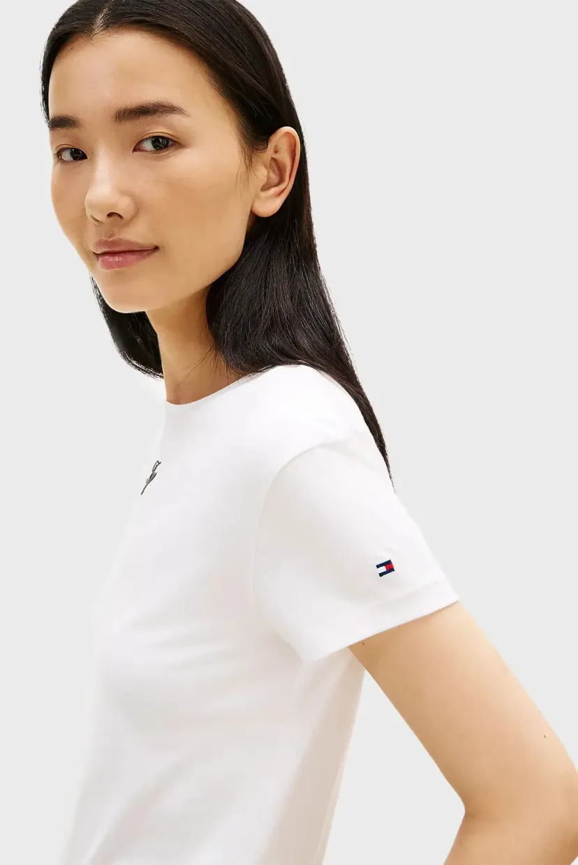 Futbolka TH SCRIPT SLIM SS TEE 4