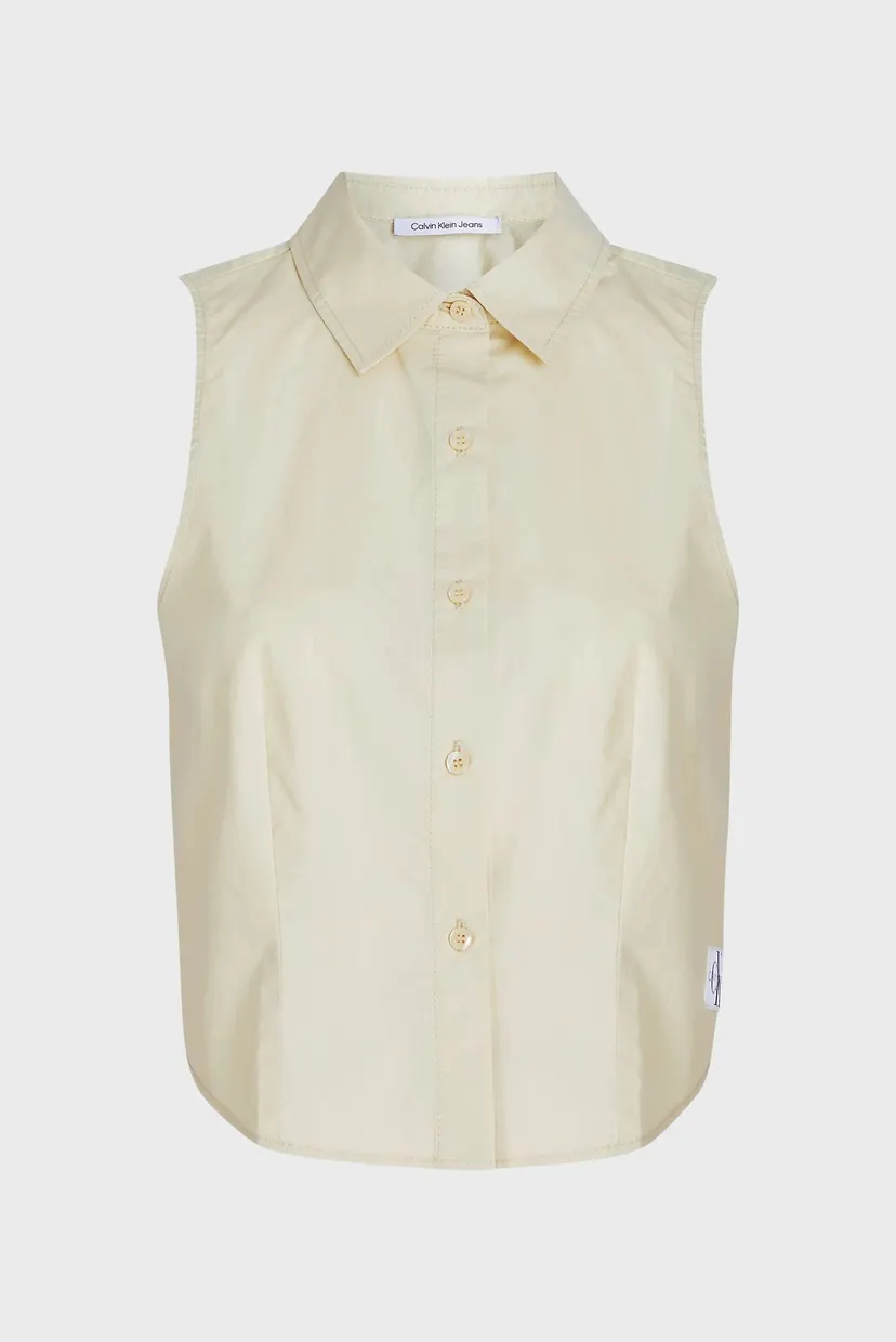 Yengi kalta ko'ylak WOVEN LABEL SLEEVELESS SHIRT 5