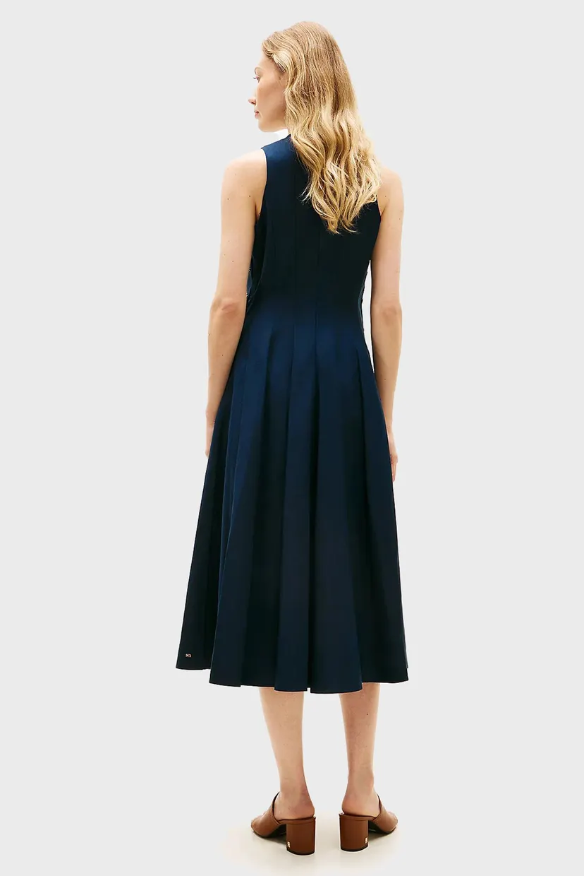 Платье/LINEN BLEND HOURGLASS MIDI DRS 3