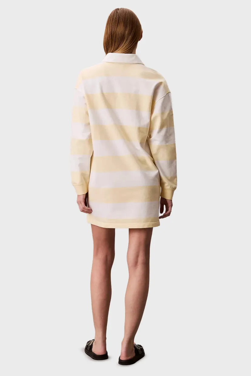 Koʻylak/LS VARSITY STRIPE MINI POLO DRES 3