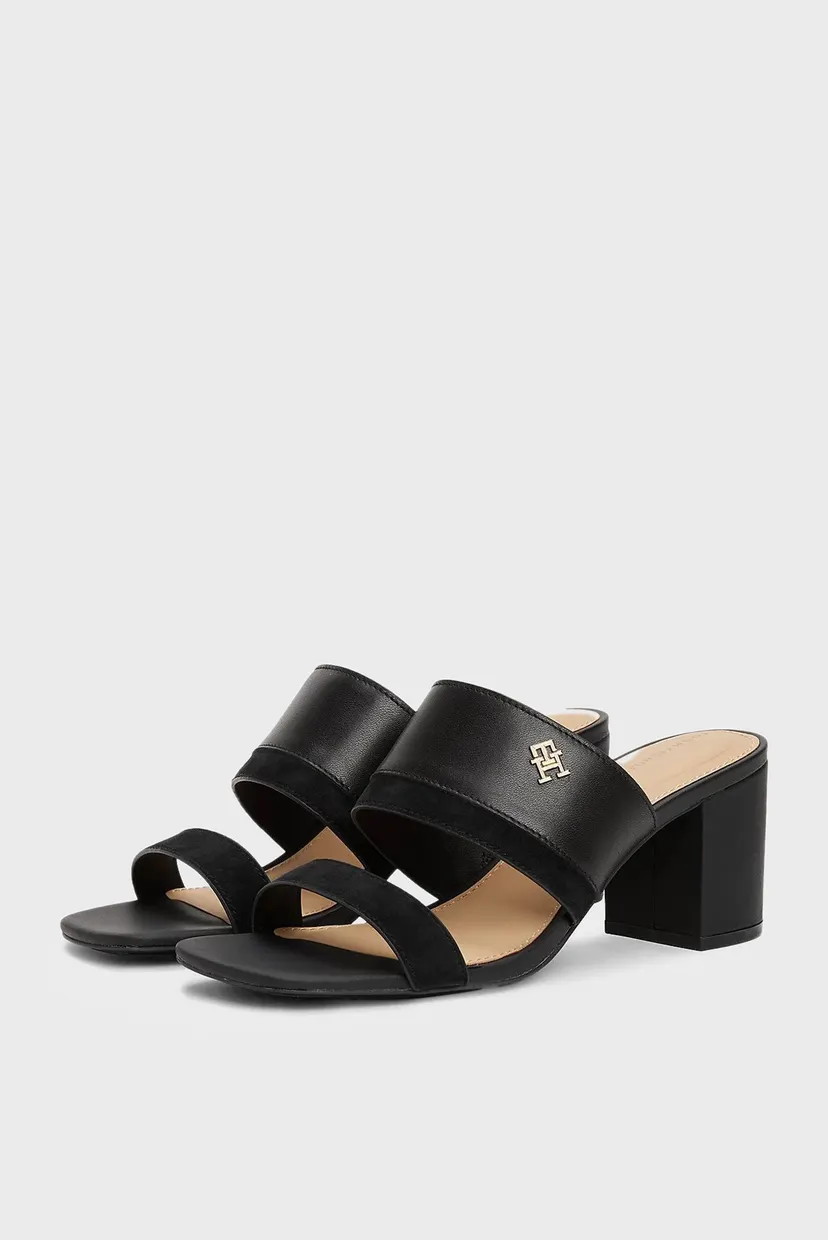 Bosonojkalar LEATHER & SUEDE BLOCK HEEL MULE 3