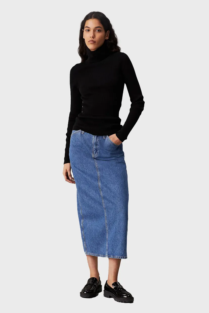 Гольф WOVEN LABEL ROLL NECK SWEATER 2