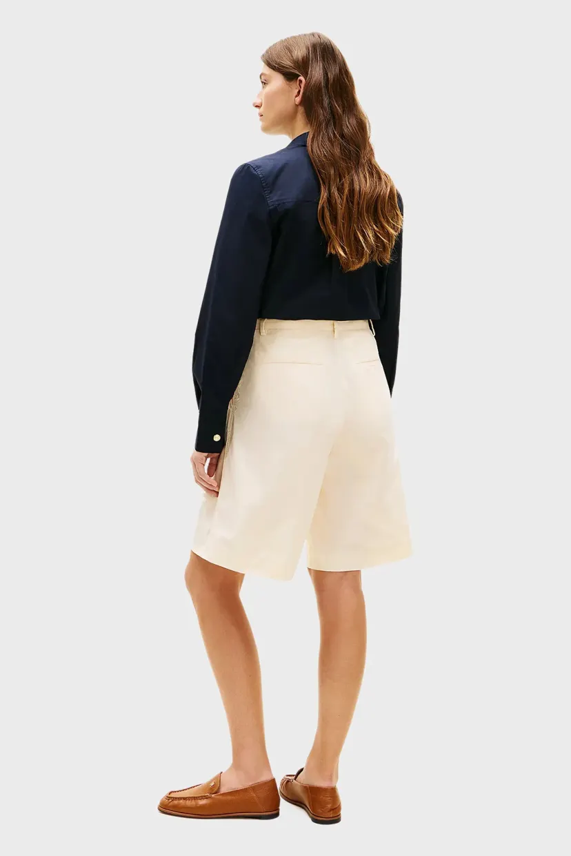 Shortik/WASHED COTTON PLEATED SHORT 3
