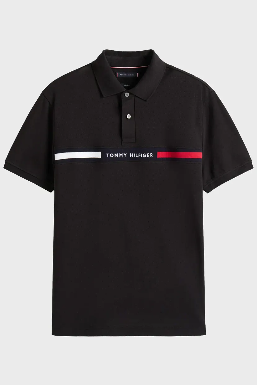 Поло HILFIGER CHEST INSERT REG POLO 4