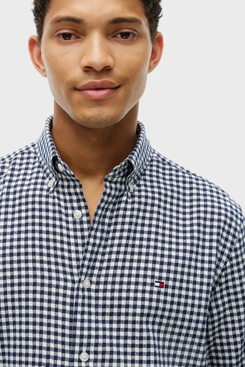 Рубашка/FLANNEL GINGHAM DOBBY 4