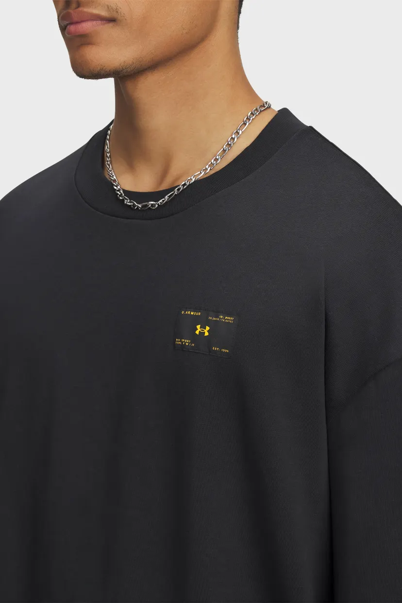 Futbolka UA HWT WOVEN LABEL SS 3