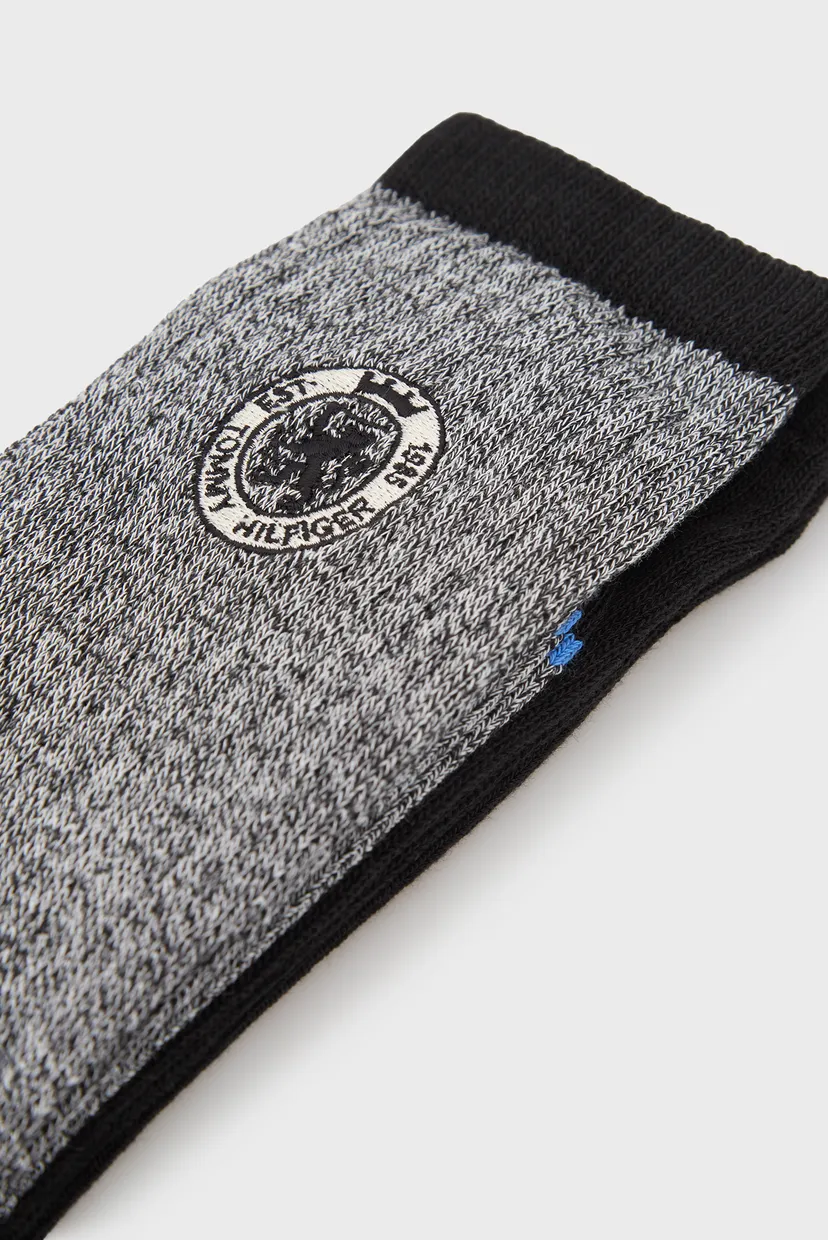 Paypoq/TH MEN SOCK 2P MOULINE CREST 3