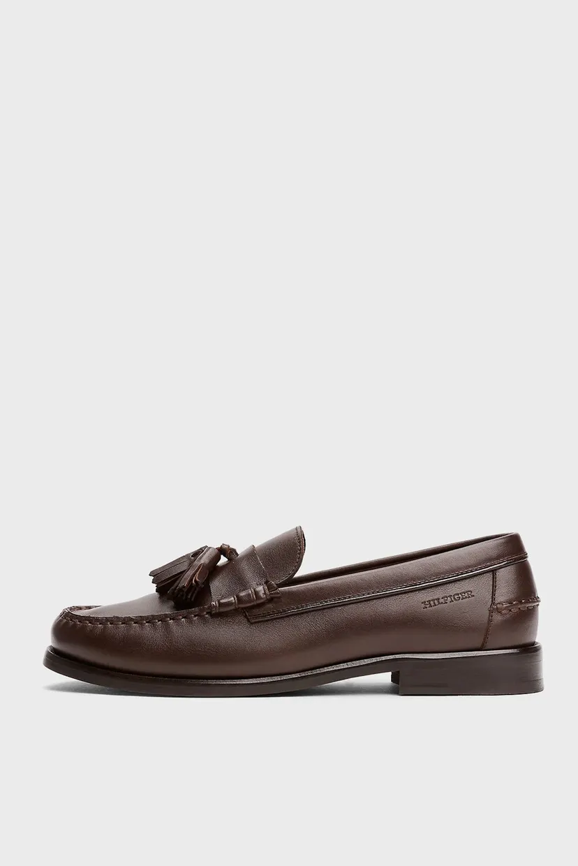 Loferlar/HILFIGER TASSEL LTH LOAFER 5