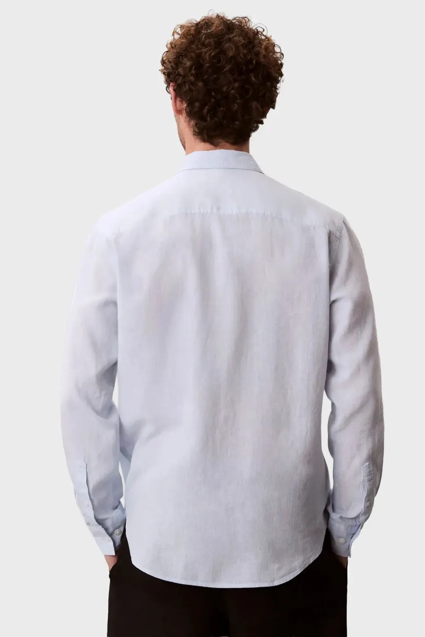 Ko'ylak LS SOLID CASUAL LINEN CLASSIC SH 4