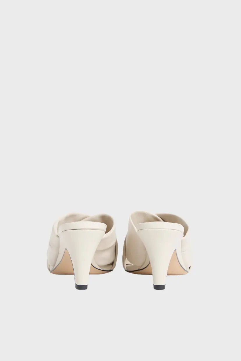 Bosonojkalar ELEVATED MID HEEL MULE LTH 6