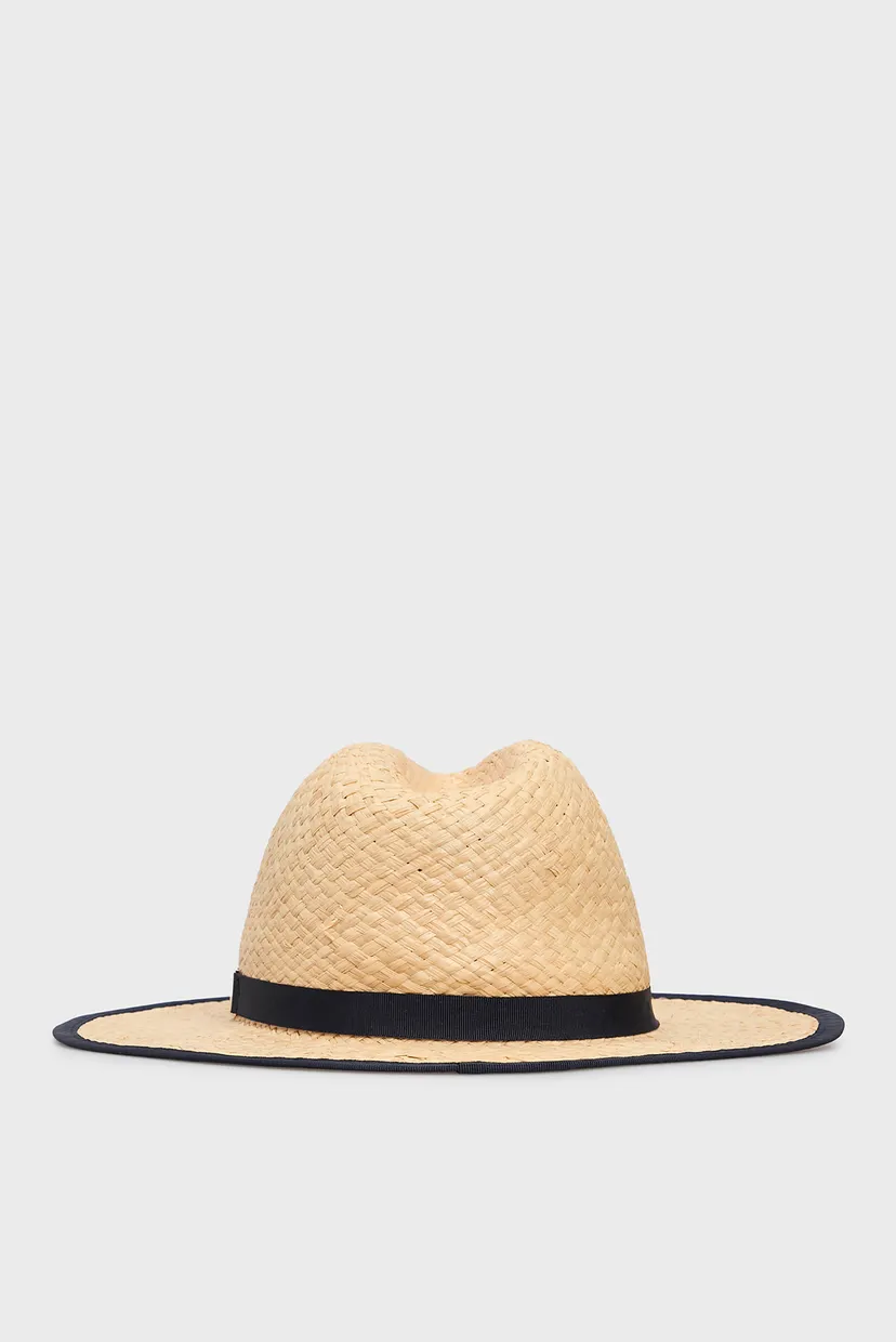 Шляпа BEACH SUMMER STRAW FEDORA HAT 3
