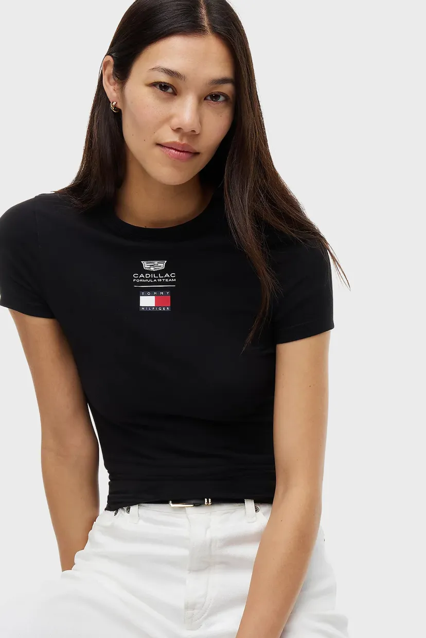 Футболка/TH X CF1 LOGO FITTED TEE 4