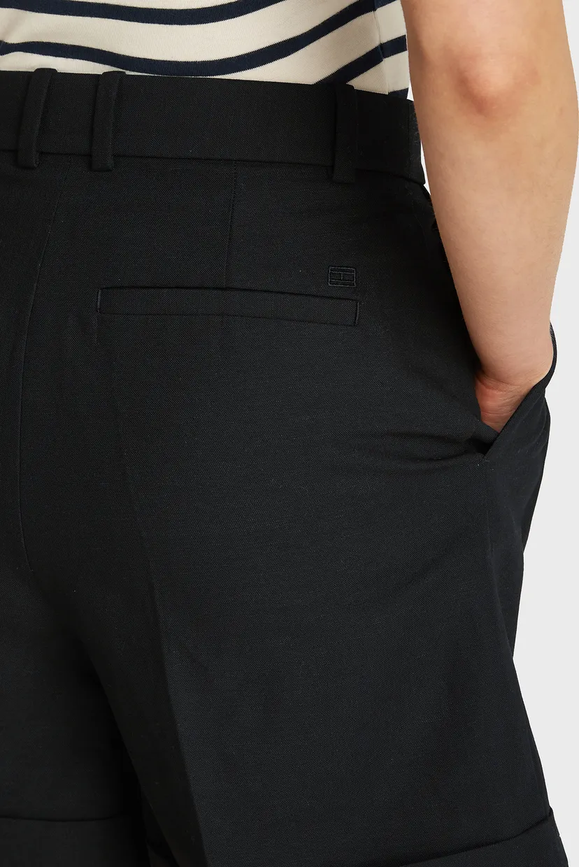 Shortik LINEN MIX PLEATED SHORT 4