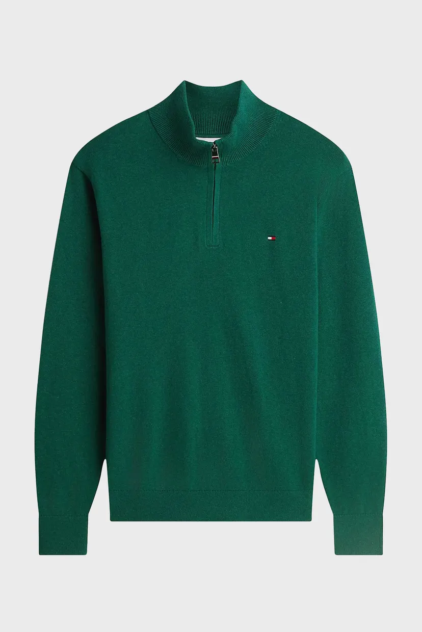 Свитер/PIMA ORG CTN CASHMERE ZIP MOCK 5