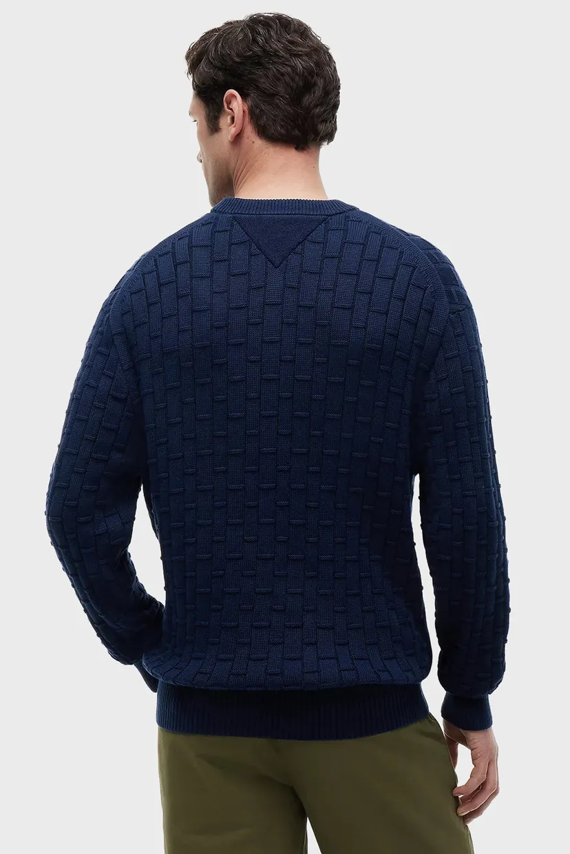 Свитер/MOCK CABLE CREW NECK 3