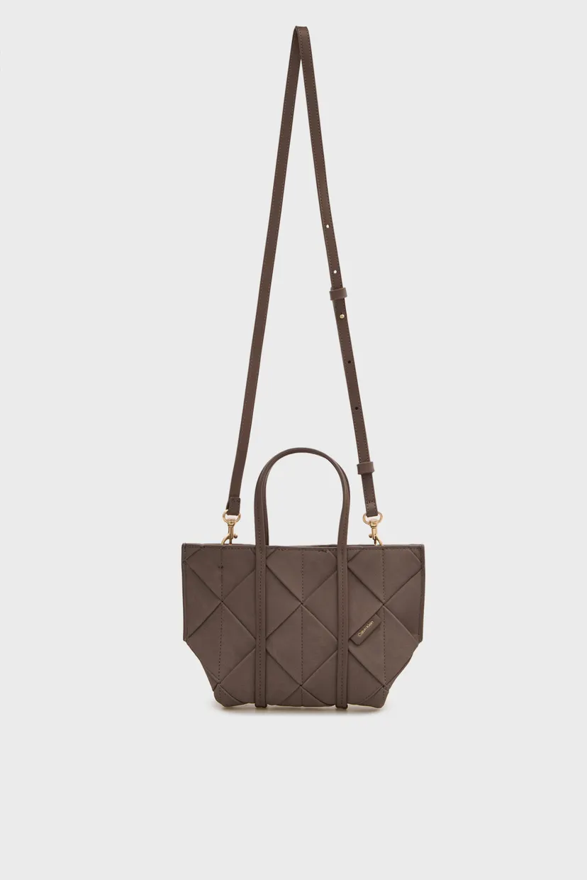 Sumka/WOVEN SUEDED MINI TOTE CROSSBODY 6