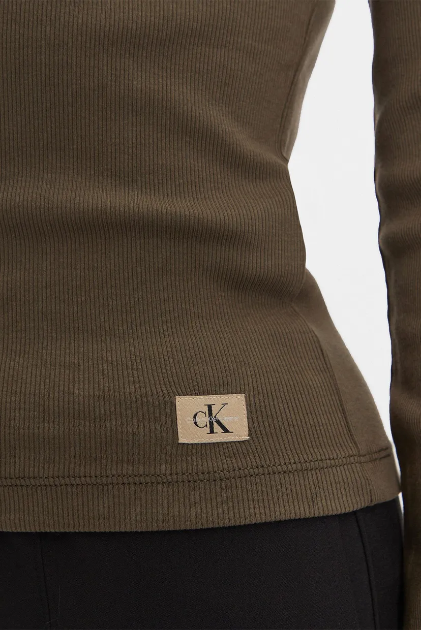 Uzun yengli futbolka WASHED LABEL RIB LONG SLEEVE 5