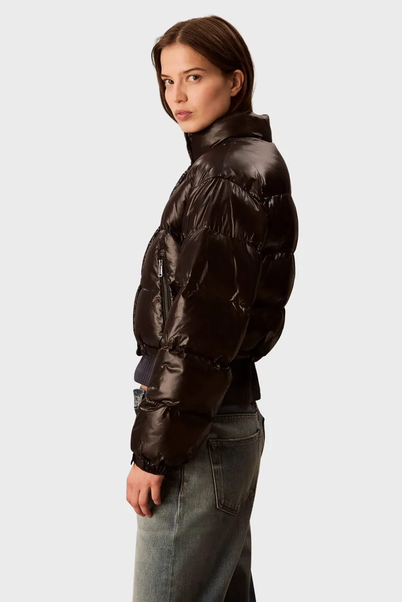 Куртка зимняя SHINE CROP PUFFER JACKET 5