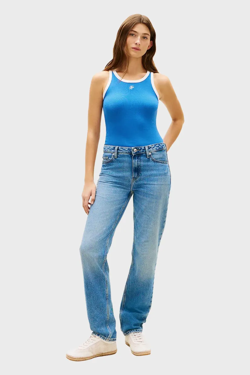 Майка/CONTRAST BIND RIB TANK 4