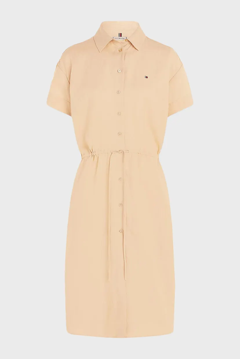 Koʻylak LINEN SS MIDI SHIRT DRESS 5
