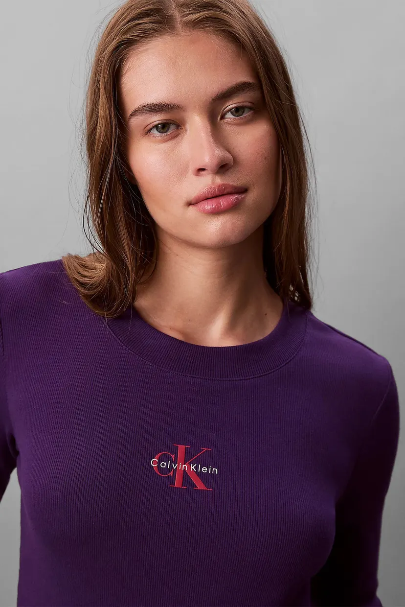 Лонгслив A- LS MONOGRAM BABY TEE 5