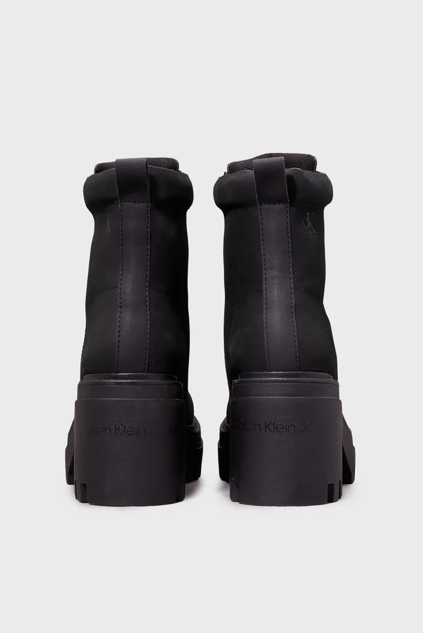 Botilyonlar CHUNKY HEELED ZIP BOOT LTH 4